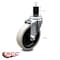 Service Caster 4 Inch Thermoplastic Rubber Wheel 1-5/8 Inch Expanding Stem Caster SCC SCC-EX05S410-TPRS-158 - alternate 2